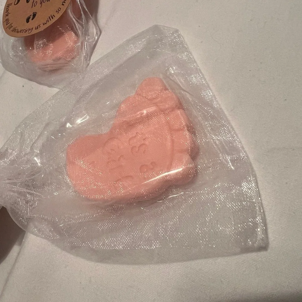 Pink Baby Shower Foot Soap Favors (x-88)